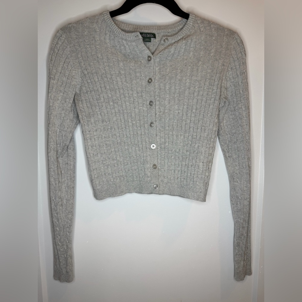 Wild Fable Gray Ribbed Women's Sweater